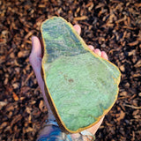 671g Raw Nephrite Jade Carving Slice (R14B702)
