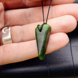 New Zealand Greenstone Pounamu Pendant Necklace (AJJC2281)