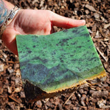 847g Raw Nephrite Jade Carving Slice (R14B782)