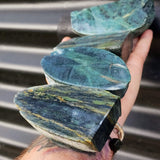 1kg Raw New Zealand Greenstone / Pounamu Carving Slices (R14B481)