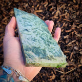 638g Raw Nephrite Jade Carving Slice (R14B692)