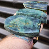 1kg Raw New Zealand Greenstone / Pounamu Carving Slices (R14B498)