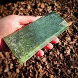 633g Raw Nephrite Jade Carving Slice (R14B734)