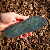 564g Raw Nephrite Jade Carving Slice (R14B735)