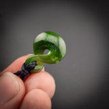 Natural Jade Pikorua Twist Pendant Necklace (N2150)