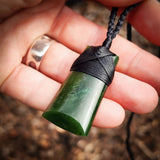 Natural Jade Toki Pendant Necklace (N1176)