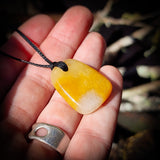 Agate Stone Pendant Necklace (1BBB308)