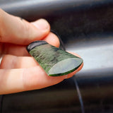 NZ Greenstone Pounamu Toki Pendant Necklace (N420)