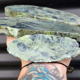 1kg Raw New Zealand Greenstone / Pounamu Carving Slices (R14B170)