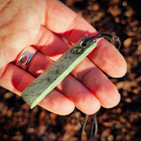 NZ Greenstone Pounamu Toki Pendant Necklace (N1003)