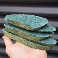 1kg Raw New Zealand Greenstone / Pounamu Carving Slices (R14B223)