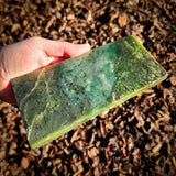668g Raw Nephrite Jade Carving Slice (R14B731)