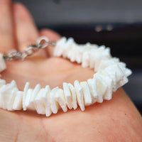 Natural Shell Chip Adjustable Bracelet