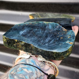 1kg Raw New Zealand Greenstone / Pounamu Carving Slices (R14B489)