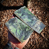 691g Raw Nephrite Jade Carving Slice (R14B741)