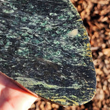1kg Raw NZ Greenstone Pounamu Carving Slice R14B639)