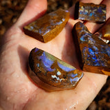 660 carat 5pcs Large Raw Australian Boulder Opal Rub Parcel (S14B44)