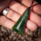 Natural Jade Toki Pendant Necklace (N1118)