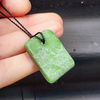 New Zealand Greenstone Pounamu Pendant Necklace (AJJC2170)