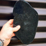 1155g Raw Dark New Zealand Greenstone / Pounamu Carving Slice (R14B380)