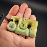 Natural Jade Manaia Pendant Necklace (N2128)