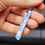 Natural Raw Kyanite Pendant Necklace (1BBB173)