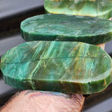 1kg PK Raw Nephrite Jade / Greenstone Carving Slices (R14B462)