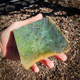 560g Raw Nephrite Jade Carving Slice (R14B756)