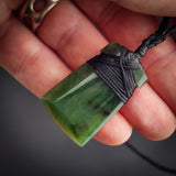 Natural Jade Toki Pendant Necklace (N2121)