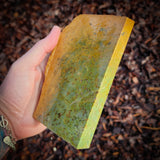 790g Raw Nephrite Jade Carving Slice (R14B656)