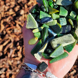464g NZ Greenstone Pounamu Pieces (R14B642)