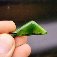 Natural Greenstone Pendant Necklace (AJJC2416)
