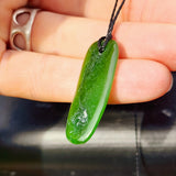 Natural Greenstone Pendant Necklace (AJJC2451)