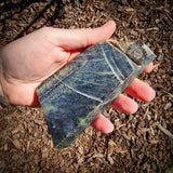 332g Raw Nephrite Jade Carving Slice (R14B762)