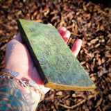 620g Raw Nephrite Jade Carving Slice (R14B706)