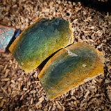 878g Raw Nephrite Jade Carving Slice (R14B751)