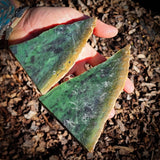 620g Raw Nephrite Jade Carving Slices (R14B765)