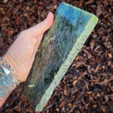 900g Raw Nephrite Jade Carving Slice (R14B658)