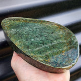 1kg Raw New Zealand Greenstone / Pounamu Carving Slice (R14B437)