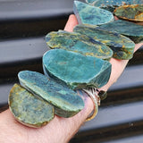 1kg Raw New Zealand Greenstone / Pounamu Carving Slices (R14B433)