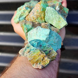 1kg Natural Genuine Arizona Turquoise Carving Rocks