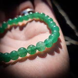 6mm Natural Aventurine Elastic Bracelet