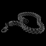 6mm Black Stainless Steel Chain Bracelet
