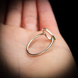 Solid 925 Sterling Silver 15mm Circle Ring