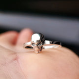 Solid 925 Sterling Silver Skull Ring