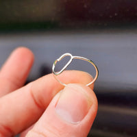 Solid 925 Sterling Silver Wide Heart Ring