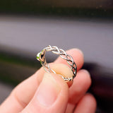Solid 925 Oxidized Sterling Silver & Natural Lapis Lazuli Celtic Band Ring