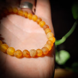 Raw Honey Baltic Amber Elastic Bracelet
