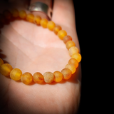 Raw Honey Baltic Amber Elastic Bracelet
