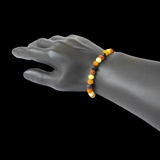 Raw Mixed Baltic Amber Elastic Bracelet